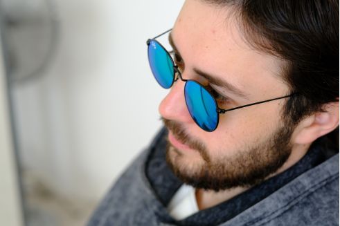 Ray Ban Round Metal 3447green-b